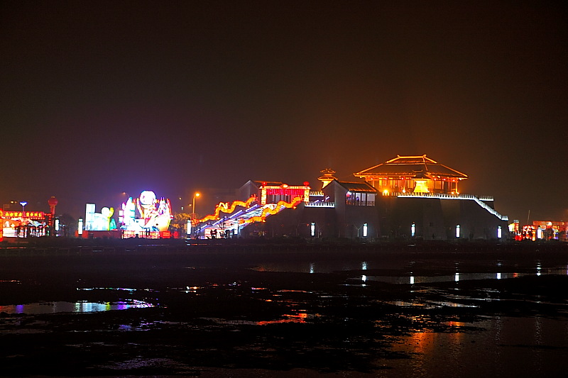 信阳市琵琶台夜景