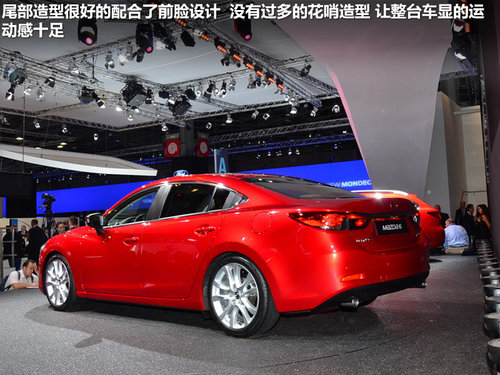 配置高/外观更运动 新马自达6实拍解析